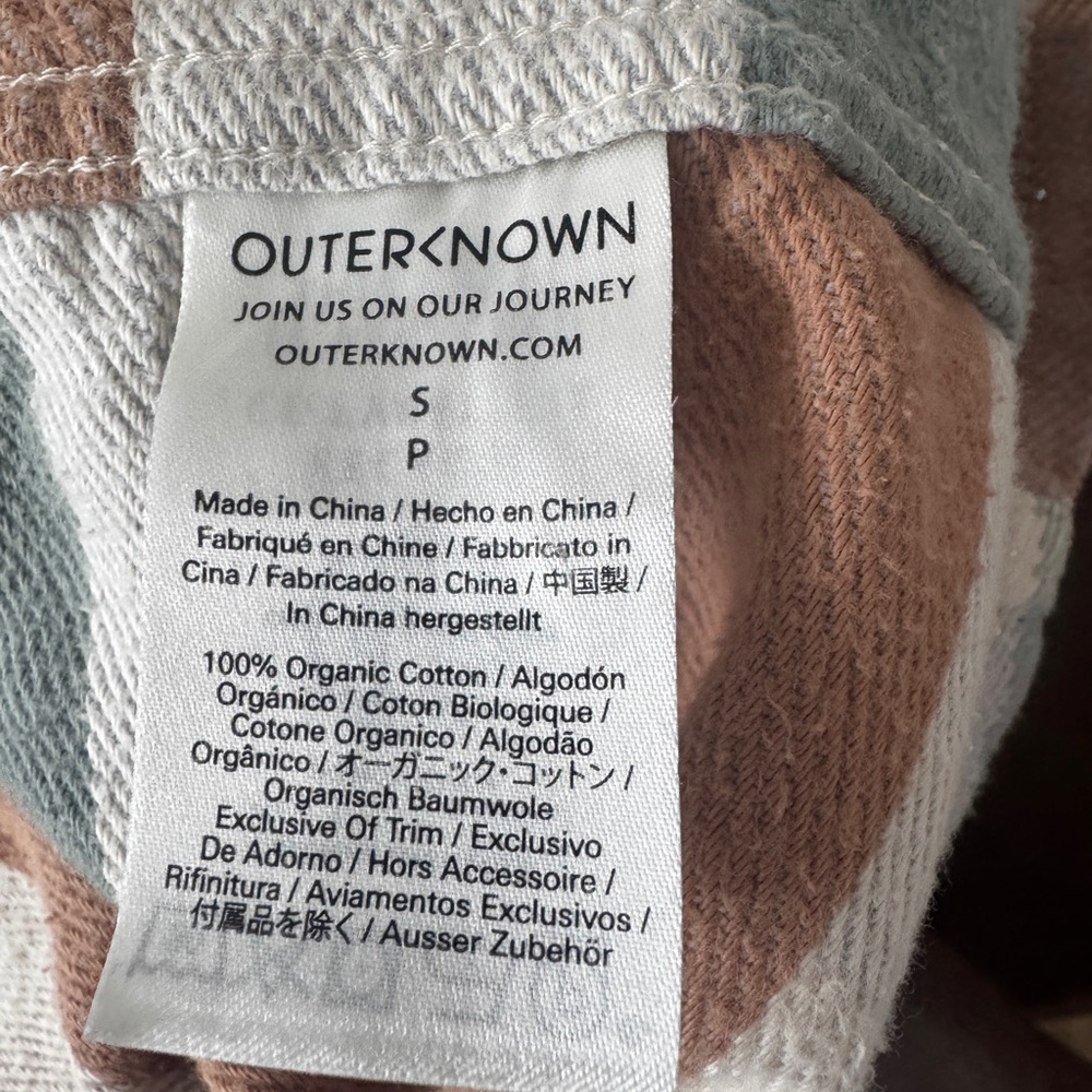 Outerknown Multicolor Plaid Button Down Shirt - image 5